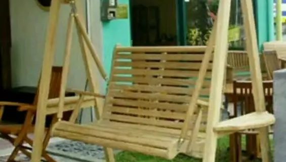 Kursi Ayunan Jati Minimalis Sandaran Tinggi Hutankayu Furniture Jepara Handycraft Mebel Meubel Jati Murah Jepara