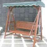 Kursi Ayunan Taman Payung Coklat Hutankayu Furniture Jepara Handycraft Mebel Meubel Jati Murah Jepara
