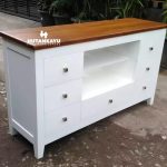 Buffet TV Bufet Minimalis Mahoni