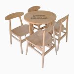 Set Meja Kursi Cafe Jati Retro