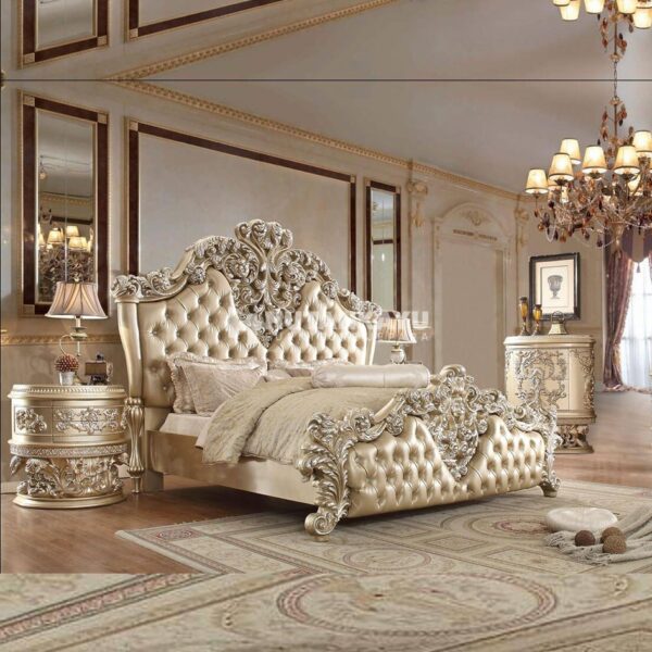 Set Kamar Tidur Dipan Mewah Luxury Jati