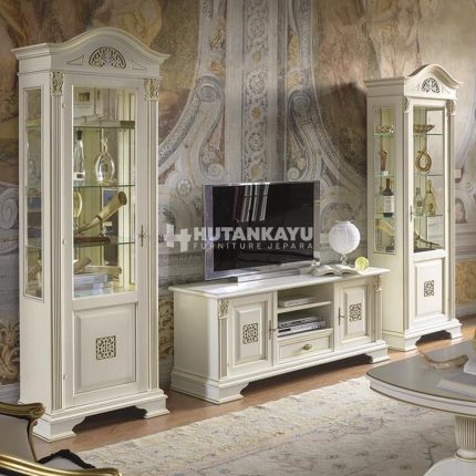 Backdrop TV Klasik Ivory