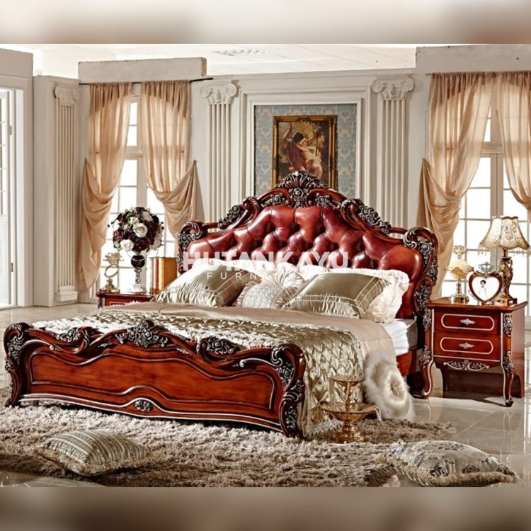 Set Kamar Tidur Ukir Redglow Hutankayu Furniture Mebel Jati Jepara 01