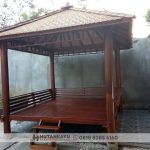 Gazebo Minimalis Kayu Jati Hutankayu Furniture Mebel Jepara