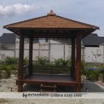 Gazebo Minimalis Sedang Kayu Glugu Polos Hutankayu Furniture Mebel Jepara