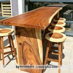 Meja Kursi Bar Trembesi