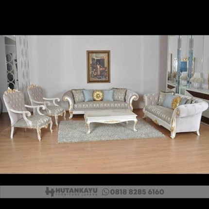 Kursi Tamu Chester Ukir Jati Jepara Hutankayu Furniture Mebel Jepara
