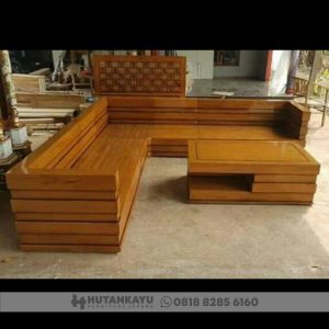 Kursi Tamu Sudut Box Jepara Hutankayu Furniture Mebel Jepara