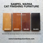 Sampel Warna Cat Finishing Hutankayu Furniture Mebel Jepara