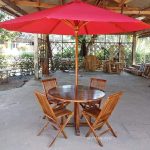 Meja Payung Kain Parasit Hutankayu Furniture Mebel Jepara