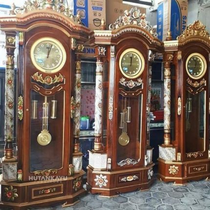 Almari Jam Mawar Hutankayu Furniture Mebel Jepara 01