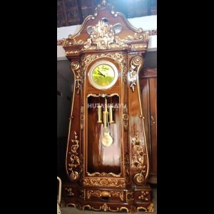 Almari Lemari Jam Hias Brawijaya Mewah Hutankayu Furniture Mebel Jepara