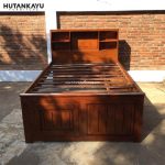 Tempat Tidur Dipan Laci Rak Headboard Hutankayu Furniture Mebel Jati Jepara 03