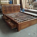Tempat Tidur Dipan Minimalis Laci Hutankayu Furniture Mebel Jati Jepara 01