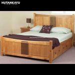 Tempat Tidur Dipan Minimalis Laci Kanan Kiri Hutankayu Furniture Mebel Jati Jepara 01