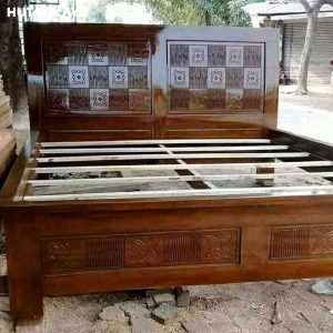 Tempat Tidur Dipan Minimalis Ukir Hutankayu Furniture Mebel Jati Jepara 01