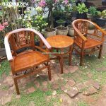 Kursi Teras Betawi Amerika Ukir K2 Hutankayu Furniture Mebel Jati Jepara