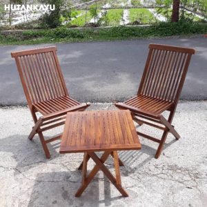 Kursi Teras Lipat Hutankayu Furniture Mebel Jati Jepara