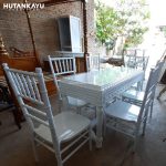 Meja Makan Set Tiffany Kursi 6