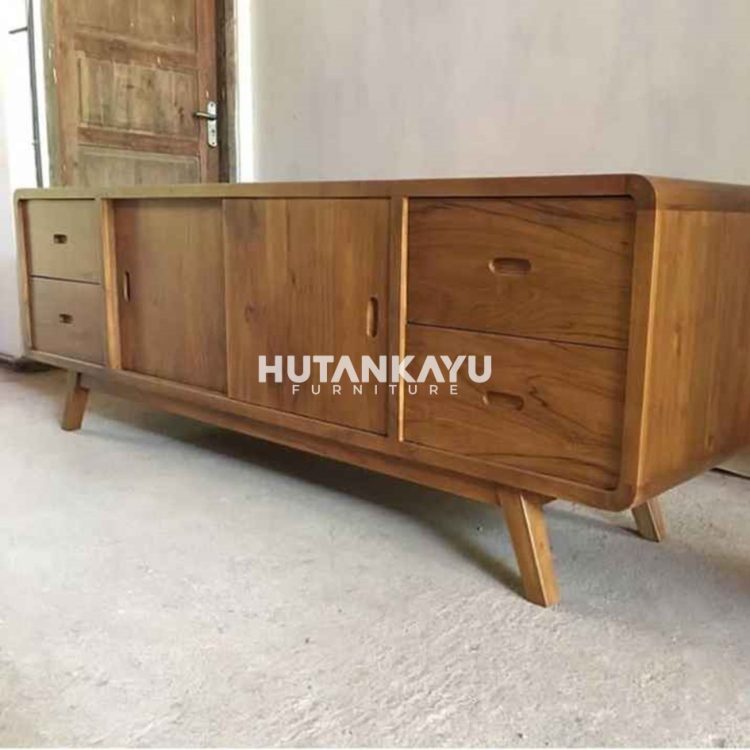 Meja TV Brace Bufet TV Hutankayu Furniture Mebel Jati Jepara 01