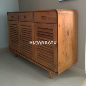 Meja TV Heighty Bufet TV Hutankayu Furniture Mebel Jati Jepara 01
