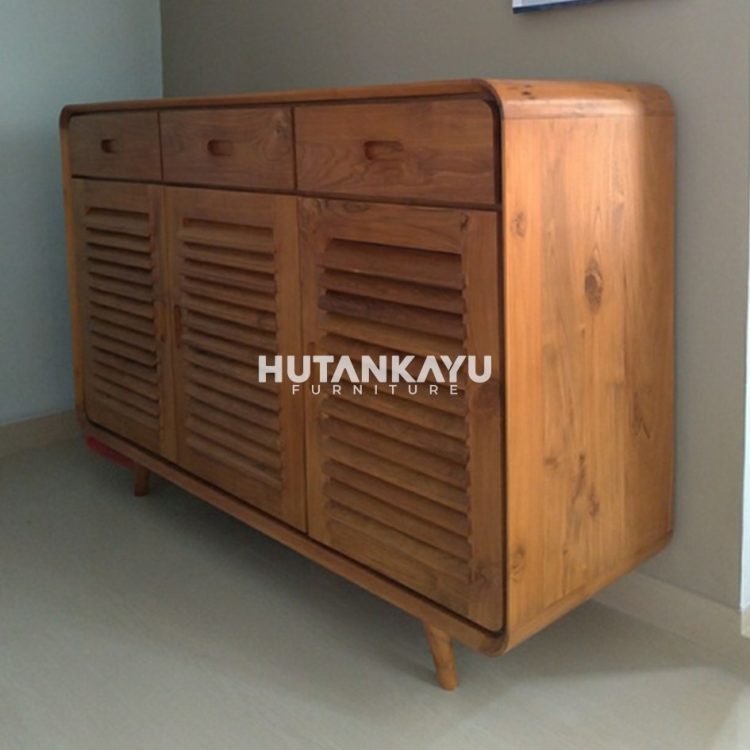Meja TV Heighty Bufet TV Hutankayu Furniture Mebel Jati Jepara 01