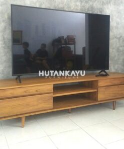 Meja TV Longnon Bufet TV Hutankayu Furniture Mebel Jati Jepara 01