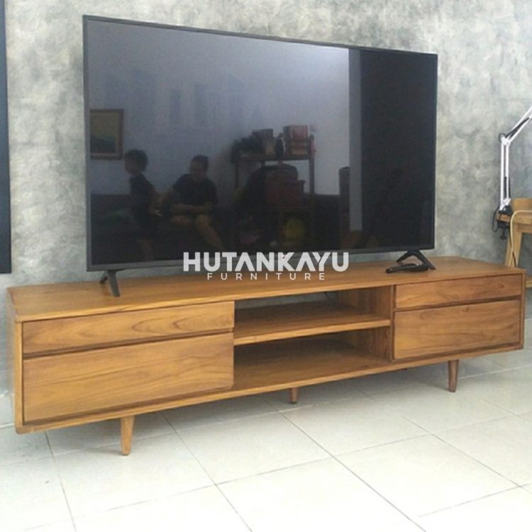 Meja TV Longnon Bufet TV Hutankayu Furniture Mebel Jati Jepara 01