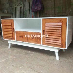 Meja TV Pertino Bufet TV Hutankayu Furniture Mebel Jati Jepara 01