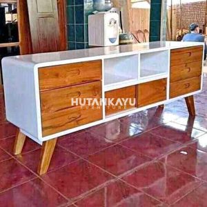 Meja TV Portivo Bufet TV Hutankayu Furniture Mebel Jati Jepara 01