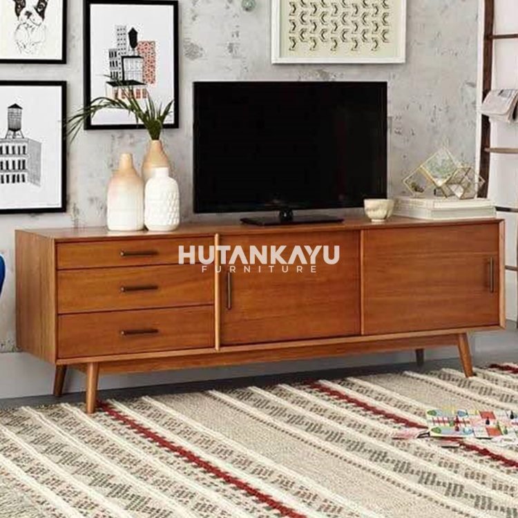 Meja TV Vane Bufet TV Hutankayu Furniture Mebel Jati Jepara 01