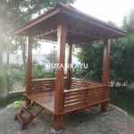 Gazebo Jati Kotak 2 x 2 Meter Hutankayu Furniture Mebel Jati Jepara