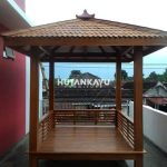 Gazebo Jati Kotak 2,5 x 2,5 Meter Hutankayu Furniture Mebel Jati Jepara