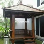 Gazebo Jati Kotak Dim 17cm 2 x 2 Meter Hutankayu Furniture Mebel Jati Jepara