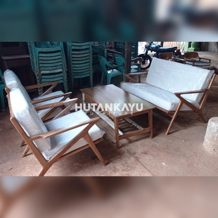 Kursi Tamu Jengki Modern Hutankayu Furniture Mebel Jati Jepara