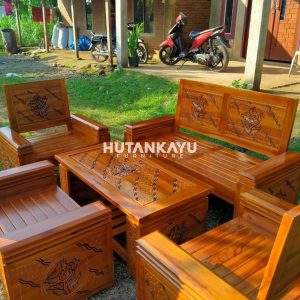 Kursi Tamu Meridian Hutankayu Furniture Mebel Jati Jepara