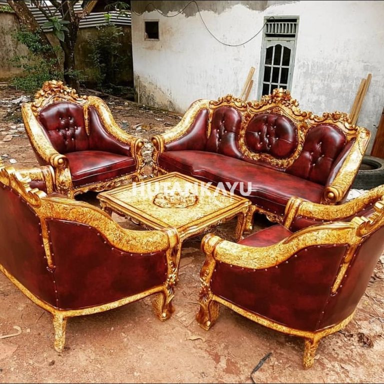 Kursi Tamu Ukir Adhinata Hutankayu Furniture Mebel Jati Jepara