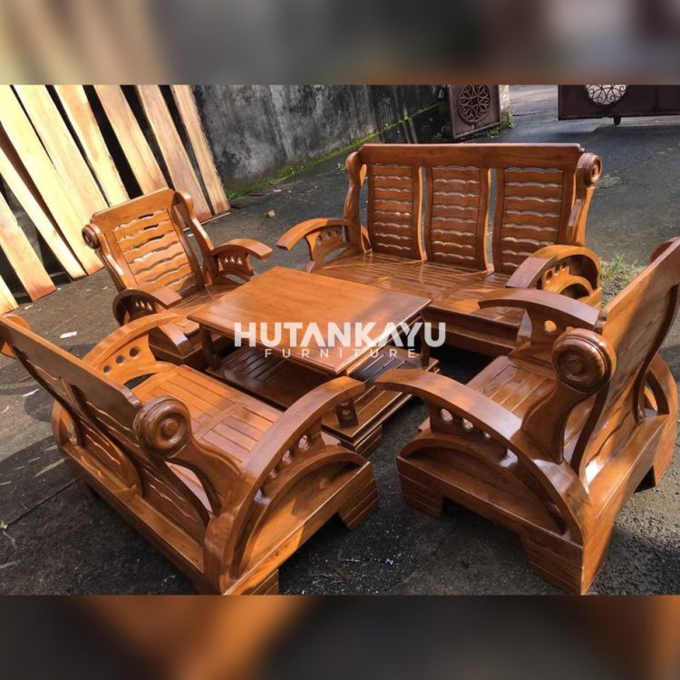 Kursi Tamu Ukir Kanigara Hutankayu Furniture Mebel Jati Jepara