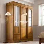 Lemari Pakaian Damian Hutankayu Furniture Mebel Jati Jepara