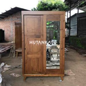 Lemari Pakaian David Hutankayu Furniture Mebel Jati Jepara 01