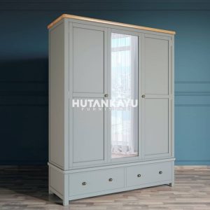 Lemari Pakaian Harry Hutankayu Furniture Mebel Jati Jepara
