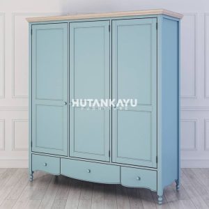 Lemari Pakaian Jacob Hutankayu Furniture Mebel Jati Jepara