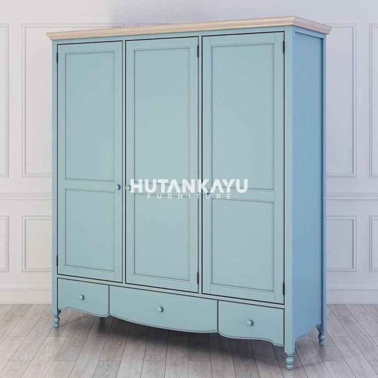 Lemari Pakaian Jacob Hutankayu Furniture Mebel Jati Jepara