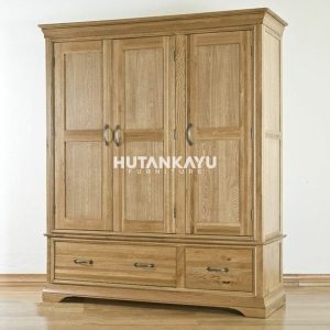 Lemari Pakaian Jake Hutankayu Furniture Mebel Jati Jepara
