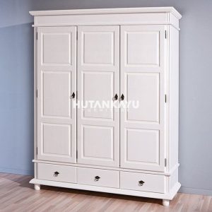 Lemari Pakaian James Hutankayu Furniture Mebel Jati Jepara