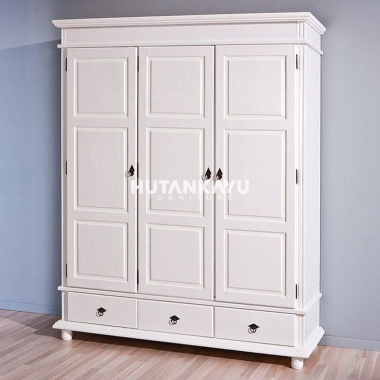 Lemari Pakaian James Hutankayu Furniture Mebel Jati Jepara