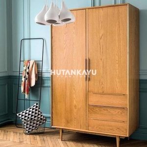 Lemari Pakaian Joe Hutankayu Furniture Mebel Jati Jepara