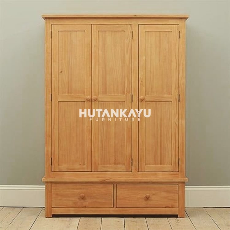 Lemari Pakaian Michael Hutankayu Furniture Mebel Jati Jepara