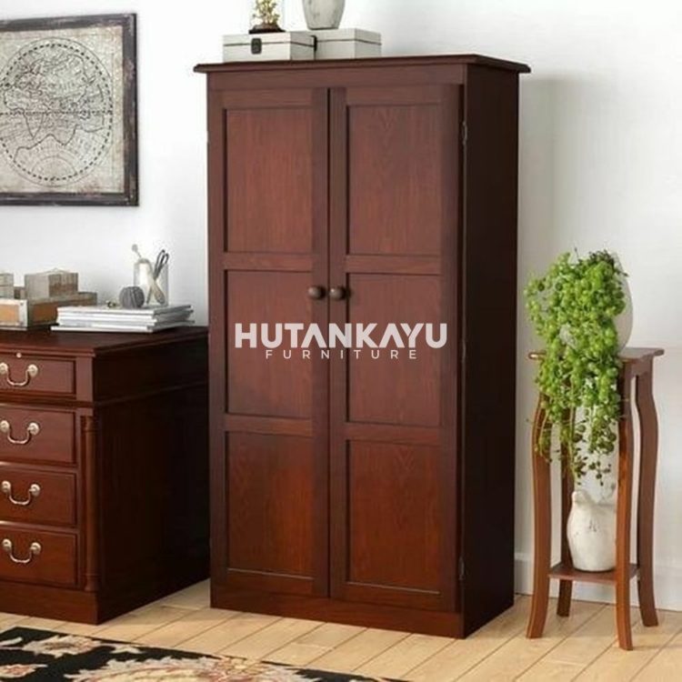 Lemari Pakaian Rhys Hutankayu Furniture Mebel Jati Jepara