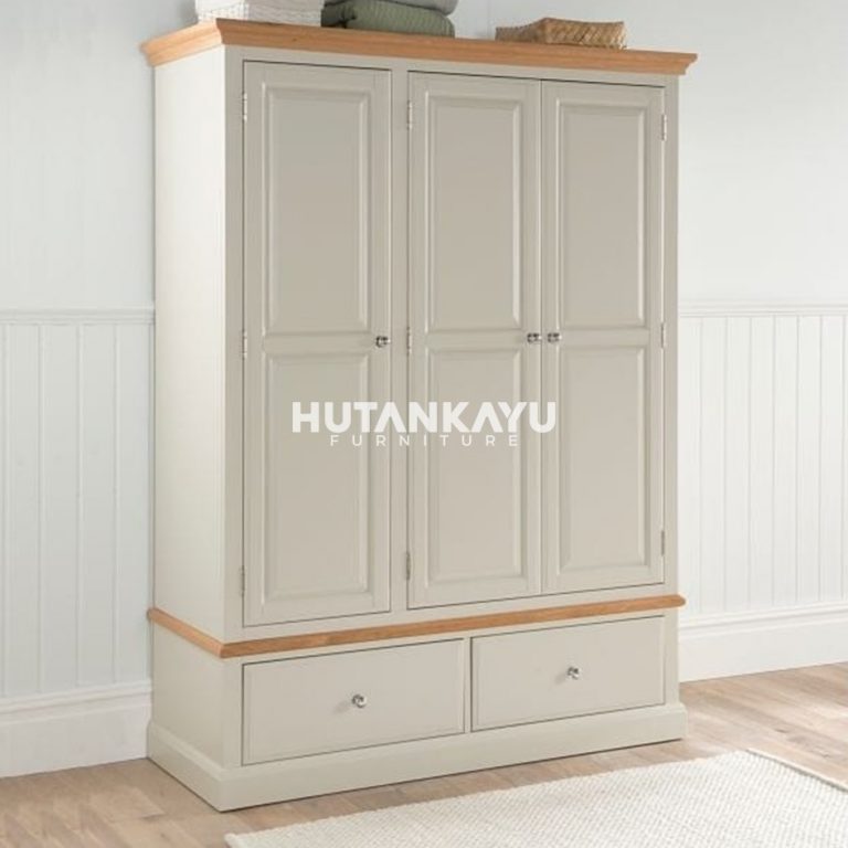 Lemari Pakaian Robert Hutankayu Furniture Mebel Jati Jepara